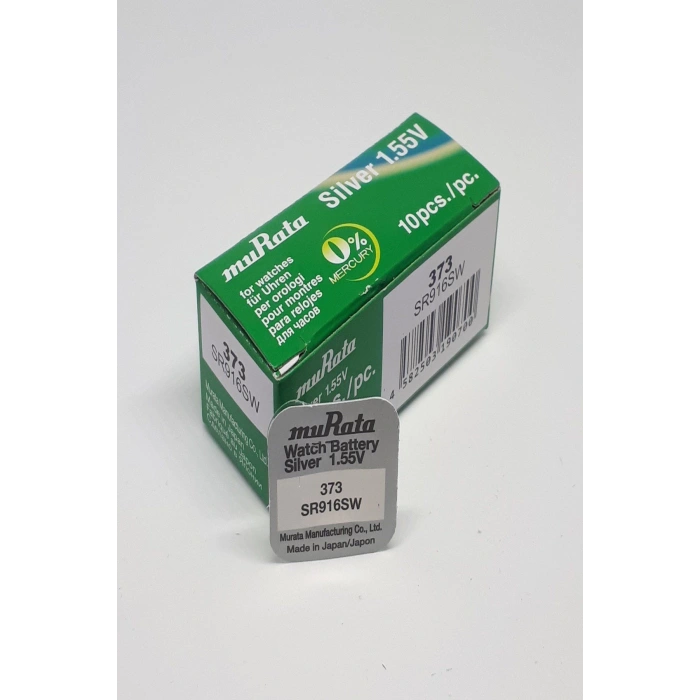 Murata Sony 373 SR916SW 1,55V Saat Pili - 10 ADET