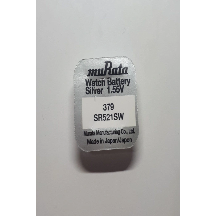 Murata Sony 379 SR521SW 1,55V Saat Pili - 1 ADET