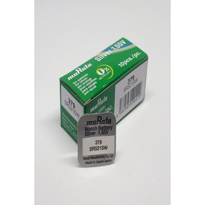Murata Sony 379 SR521SW 1,55V Saat Pili - 10 ADET