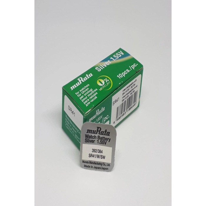Murata Sony 392/384 SR41 1,55V Saat Pili - 10 ADET