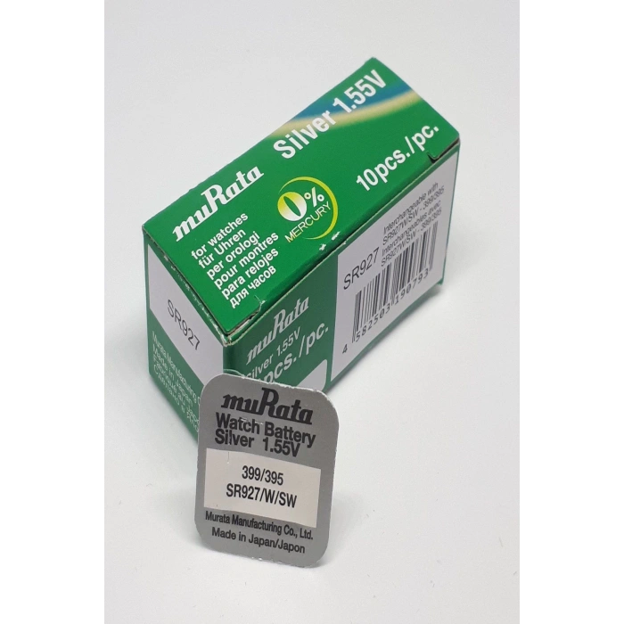 Murata Sony 395 SR927SW 1,55V Saat Pili - 10 ADET