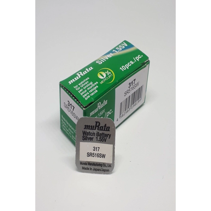 Murata Sony 317 SR516SW 1,55V Saat Pili - 10 ADET