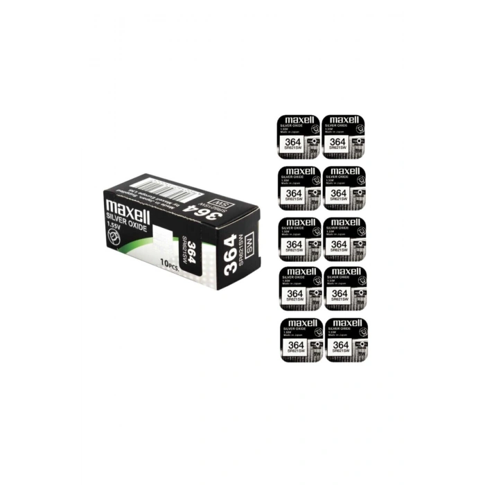 Maxell Sr621sw 364 Saat Ve Cihaz Pili - 10 Adet