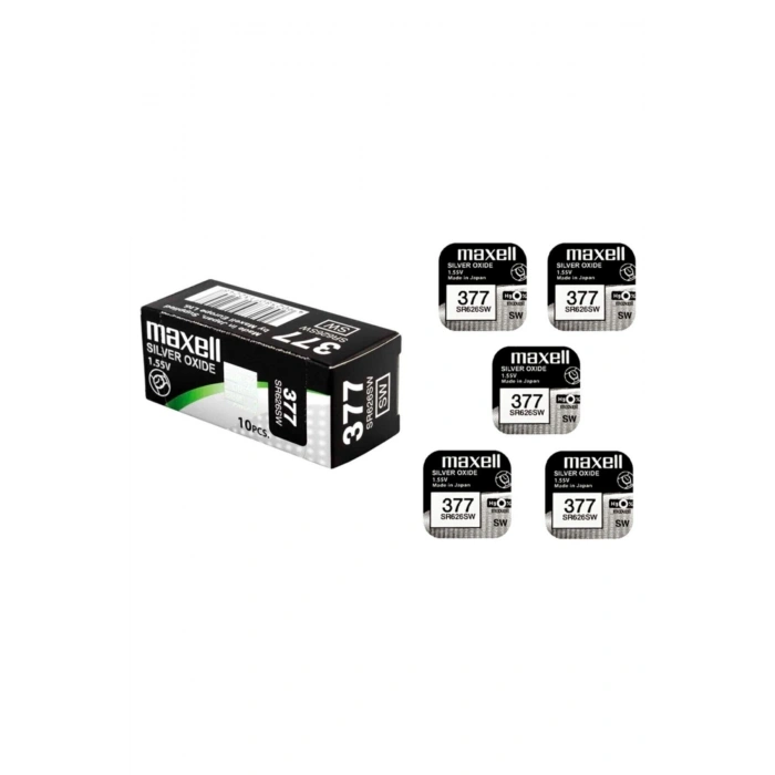 Maxell Sr626sw 377 Saat Ve Cihaz Pili - 5 Adet