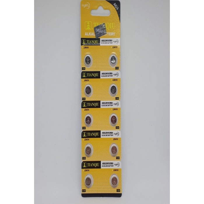 Tianqiu Ag3-Lr41-392 1,55V Saat Pili - 10 ADET