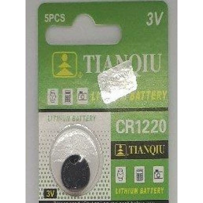 Tianqiu Cr1220 3v Lithium Pil - 1 ADET