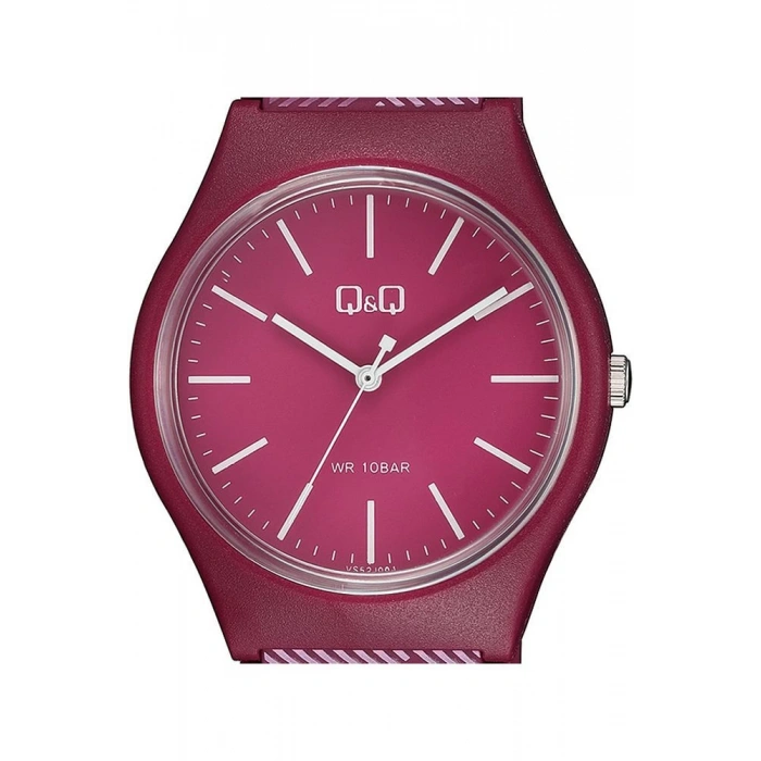 Unisex Bordo Silikon Kordon Kol Saati Vs52j004y