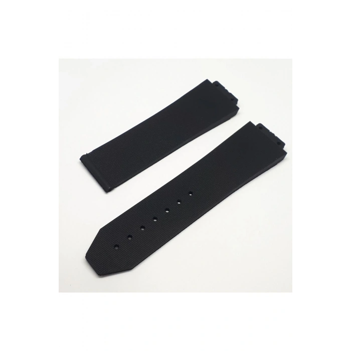 Hublot Uyumlu Slikon Saat Kordonu Kayışı|Kilit 22MM - SİYAH