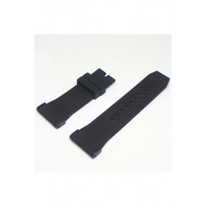 Puma Uyumlu Slikon Saat Kordonu Kayışı - Siyah