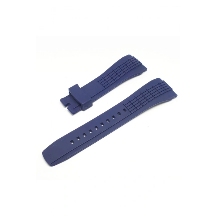 Seiko Velatura Uyumlu Slikon Saat Kordonu - LACİVERT