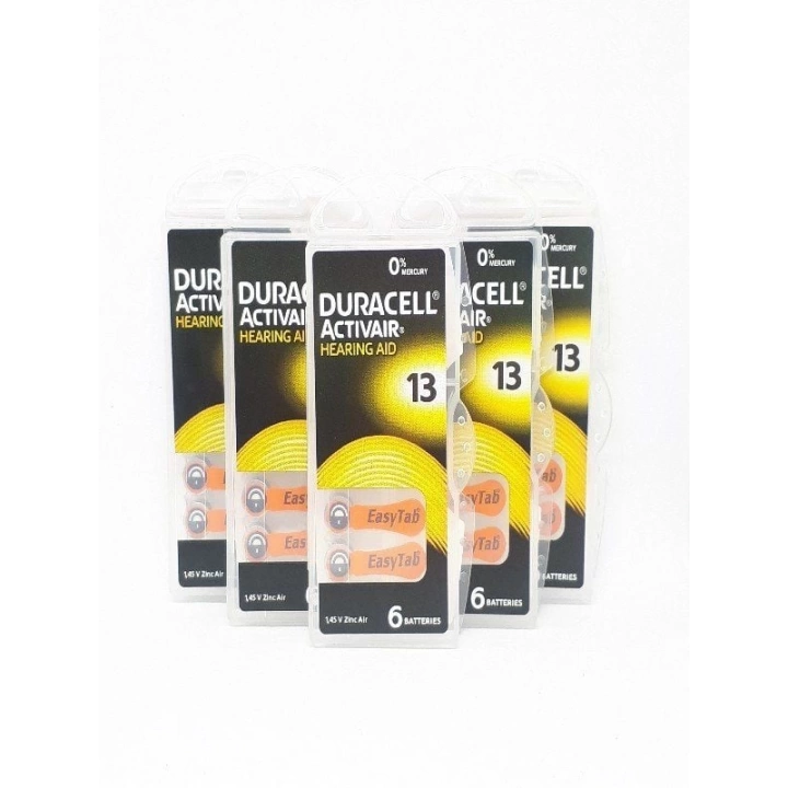 13 Numara Kulaklık Pili 6&apos;lı-5 Paket 5*6