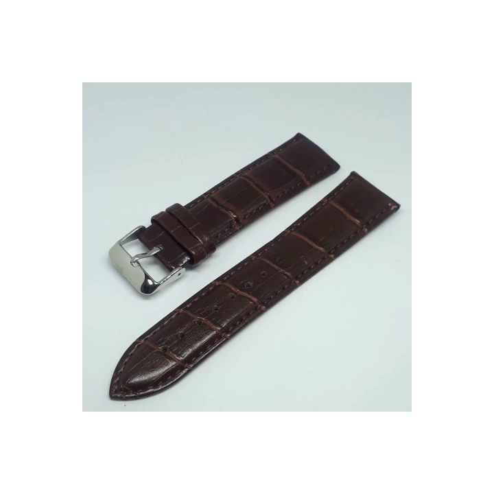 Kahverengi Croco Suni Deri Saat Kordonu 20mm