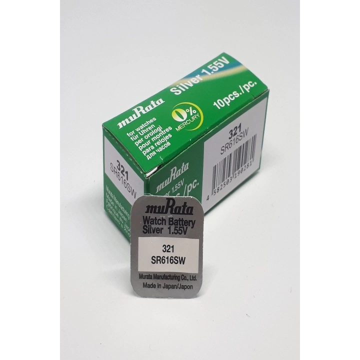 Murata Sony 321 Sr616sw 1,55v Saat Pili - 10 Adet