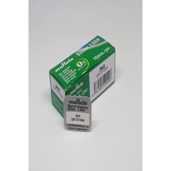 Murata Sony 362 Sr721sw 1,55v Saat Pili - 10 Adet
