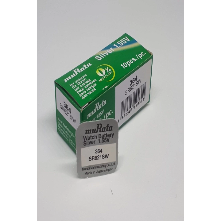 Murata Sony 364 Sr621sw 1,55v Saat Pili - 10 Adet