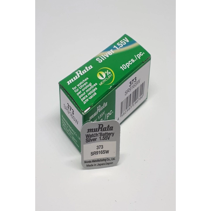 Murata Sony 373 Sr916sw 1,55v Saat Pili - 10 Adet