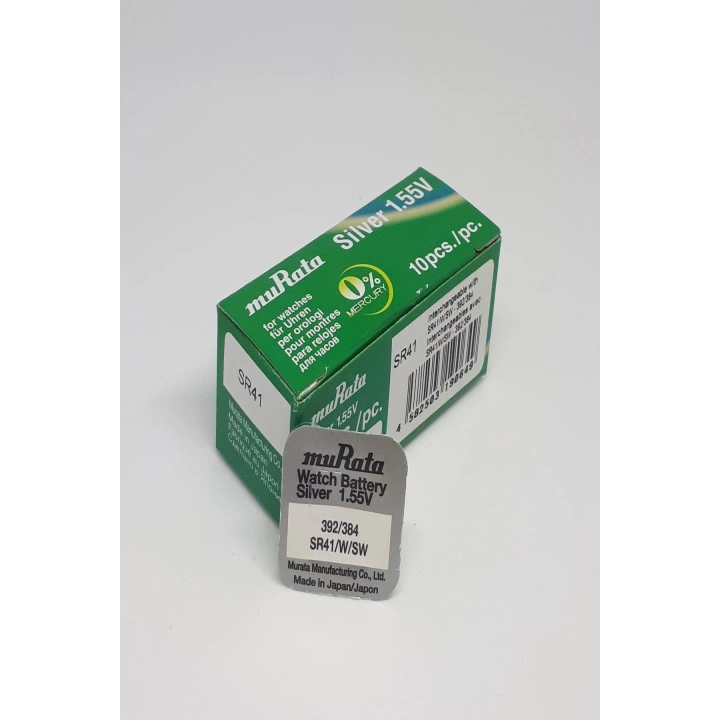 Murata Sony 392/384 Sr41 1,55v Saat Pili - 10 Adet