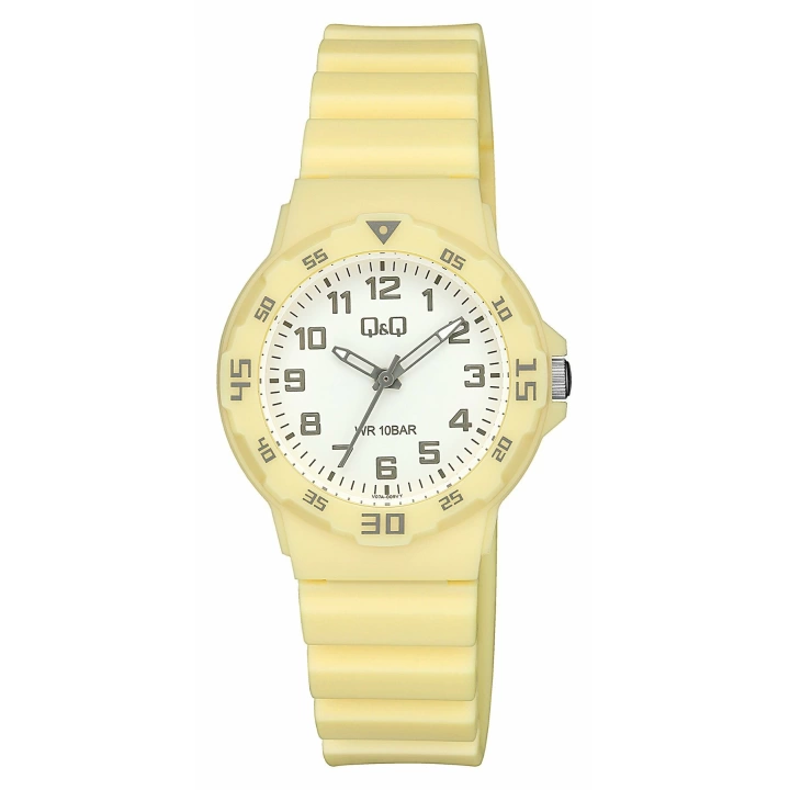 Q&Q Unisex Sarı Renkli Kol Saati - V07A-009VY