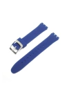 17mm Swatch Uyumlu Chrono Model Slikon Saat Kordonu - LACİVERT