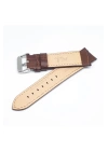 18mm Marka Kahve Croco Hakiki Deri Saat Kordonu