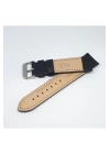 20mm Marka Siyah Croco Hakiki Deri Saat Kordonu
