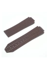 Kahve Slikon Saat Kordonu Kayışı| kilit 22mm -