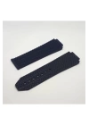 Uyumlu Slikon Saat Kordonu Kayışı Lacivert Kilit 22mm