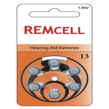 Remcell 13 Numara İşitme Cihaz Pili Kulaklık Pili 6lı Blister-1 PAKET