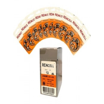 Remcell 13 Numara İşitme Cihaz Pili Kulaklık Pili 6lı Blister-10 PAKET