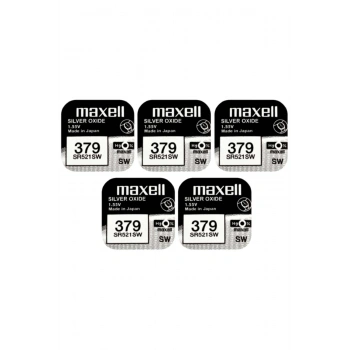 Maxell Sr521sw 379 Saat Ve Cihaz Pili - 5 Adet