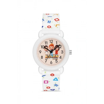DAVID GUNER ASLAN ÇOCUK SAATİ - BEYAZ - DG-8684LA-A16
