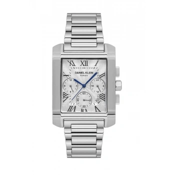 DKE.1.10679-1 Exclusive Tüm Fonksiyonları Aktif Dikdörtgen kasa Metalik gri Erkek Kol S