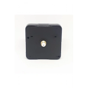 Aypaş Duvar Saat Mekanizması Motoru Makinesi Geçmeli Vidalı Sessiz Akar Şaft Uzunluk 14mm - 1 Adet