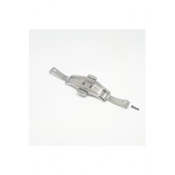 Emporio Armani Tissot Saat Uyumlu Metal Kordon Kelebek Basmalı Kilit Çelik - 6mm