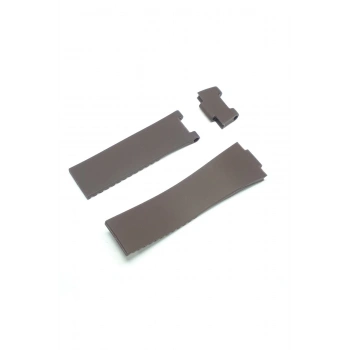 Ulysse Nardin Uyumlu Saat Kordonu Kayışı 3 Parça - Kahve