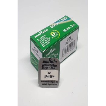 Murata Sony 321 SR616SW 1,55V Saat Pili - 10 ADET