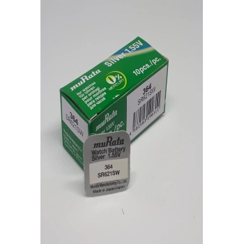 Murata Sony 364 SR621SW 1,55V Saat Pili - 10 ADET