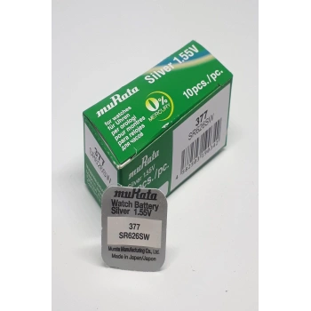 Murata Sony 377 SR626SW 1,55V Saat Pili - 10 ADET