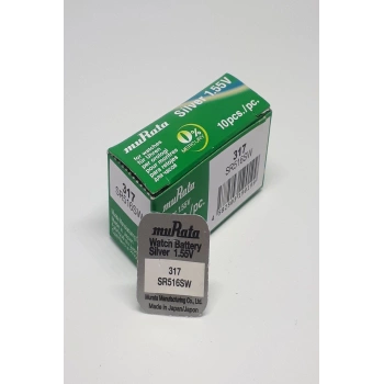 Murata Sony 317 SR516SW 1,55V Saat Pili - 10 ADET