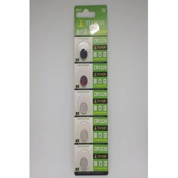 Tianqiu Cr1220 3v Lithium Pil - 5 ADET