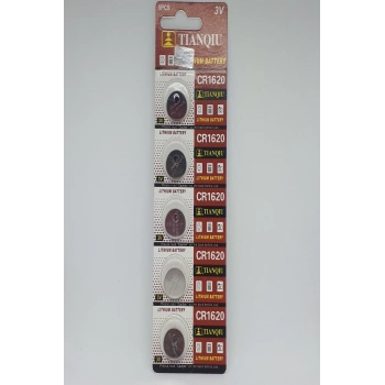 Tianqiu Cr1620 3v Lithium Pil - 5 ADET