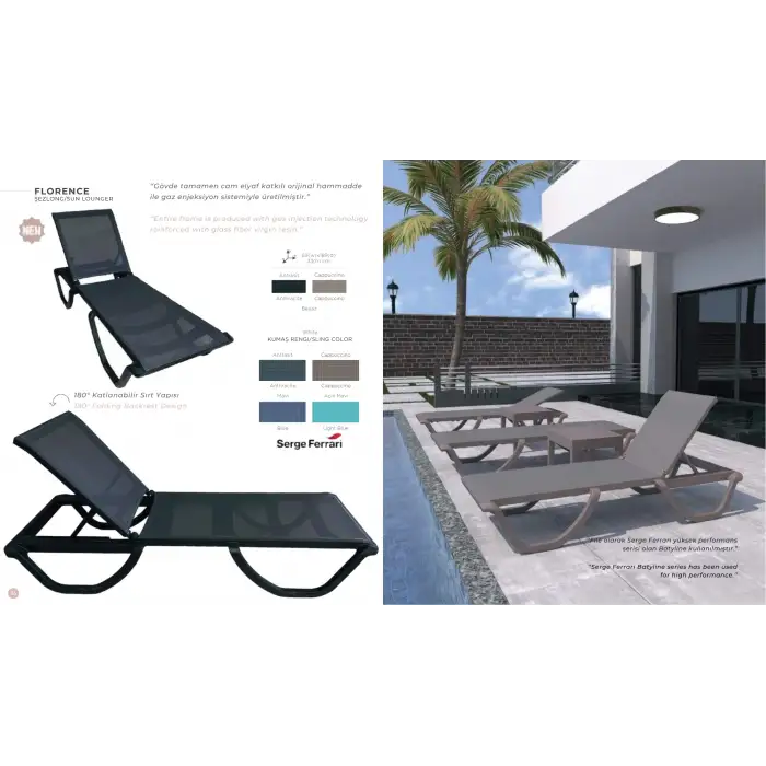 POLİPROBLAN SERGE FİLELİ ŞEZLONĞ