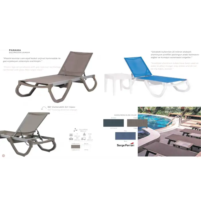 POLİPROBLAN SERGE FİLELİ ŞEZLONĞ