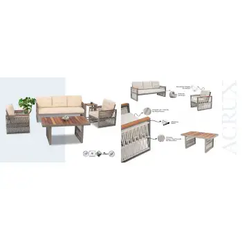 Acrux 3lü Oturma Takımı