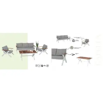 Alya 3lü Oturma Takımı