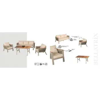 Belatrix 3lü Oturma Takımı