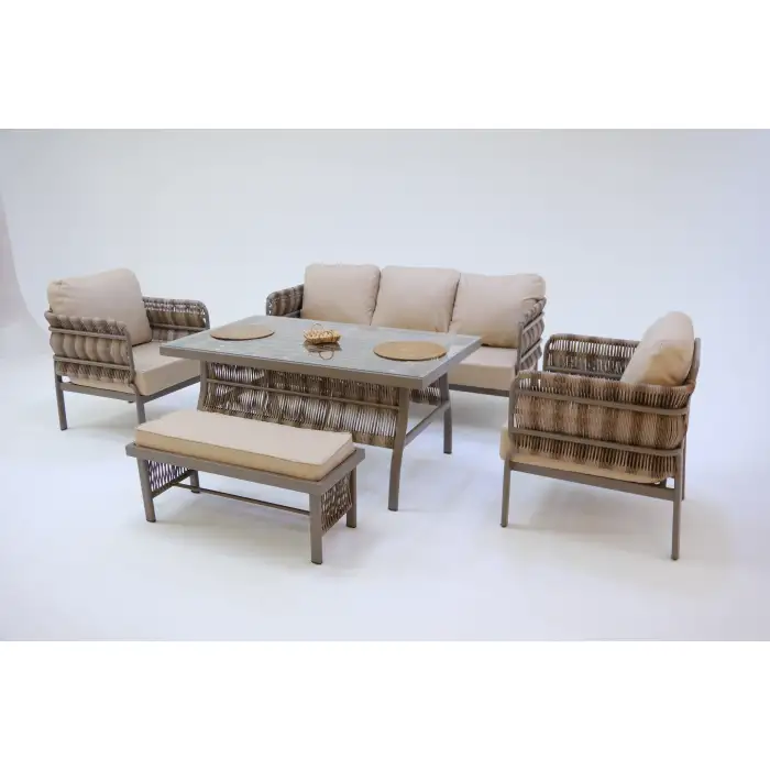 Lizbon 3lü Oturma Takımı