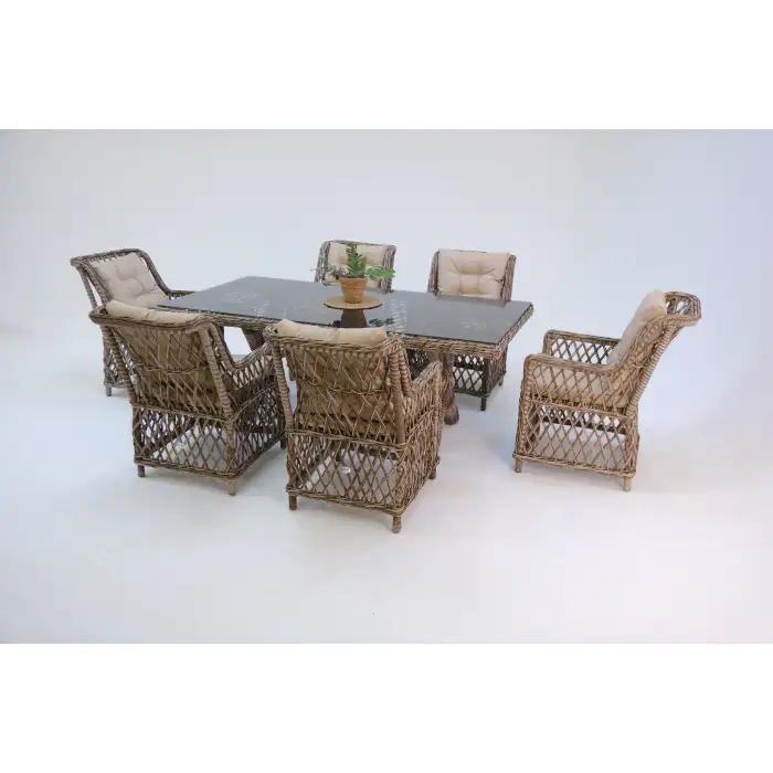 Roza Rio 6lı Masa Takımı