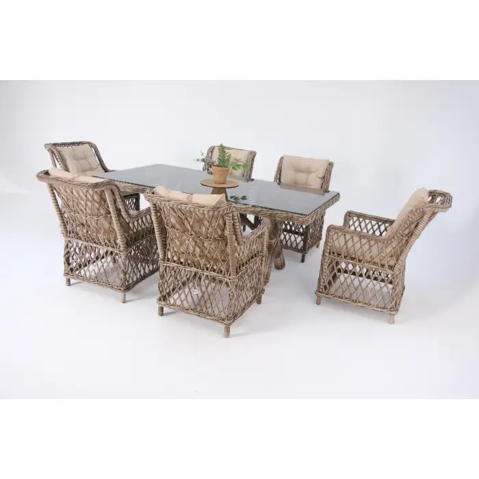 Roza Rio 6lı Masa Takımı