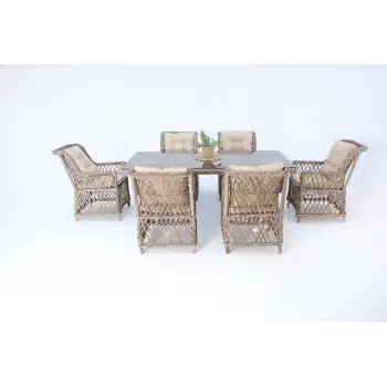 Roza Rio 6lı Masa Takımı